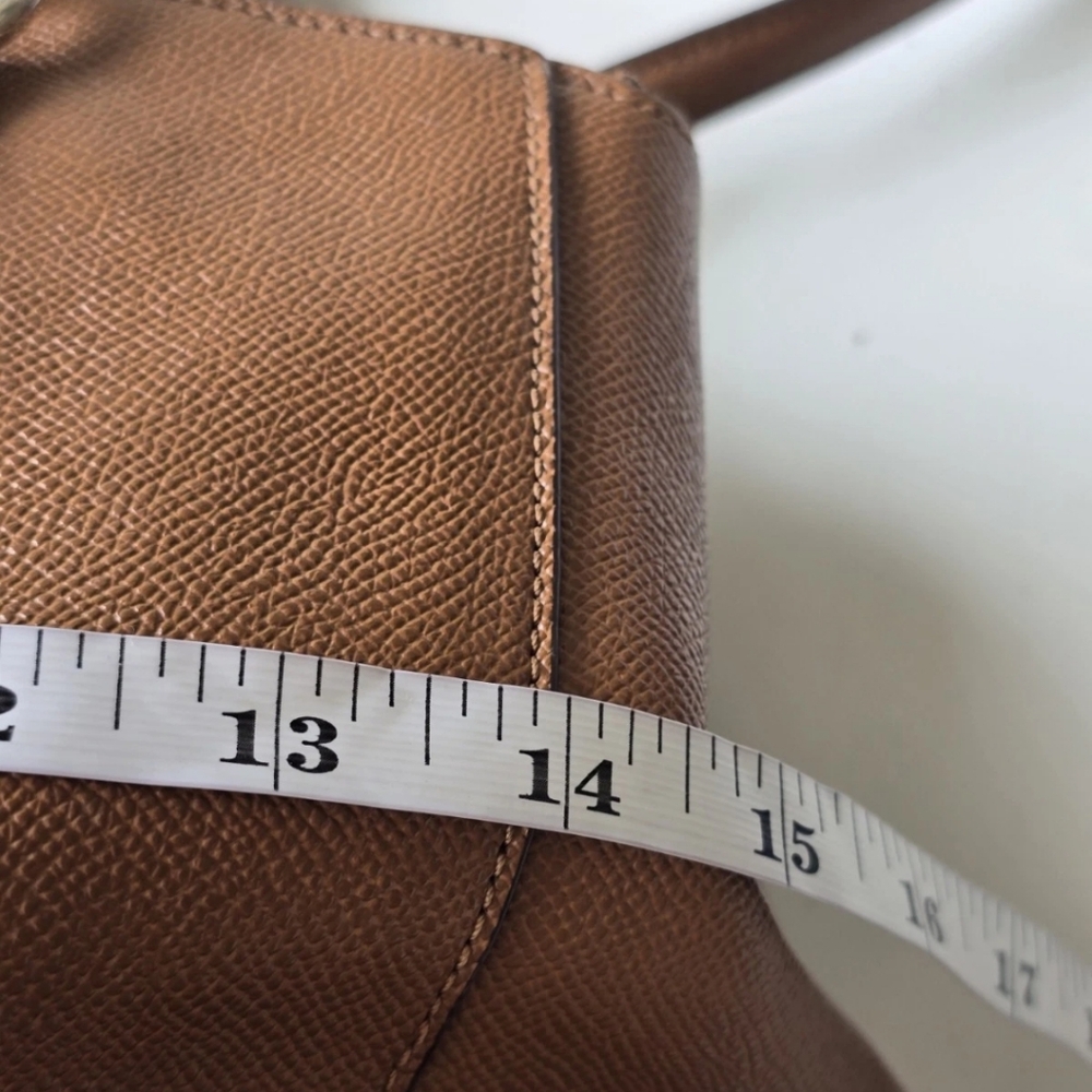 Coach Christie Carryall Leather HandBag Brown Women Large 3way Removeable Strap - Picture 10 of 13